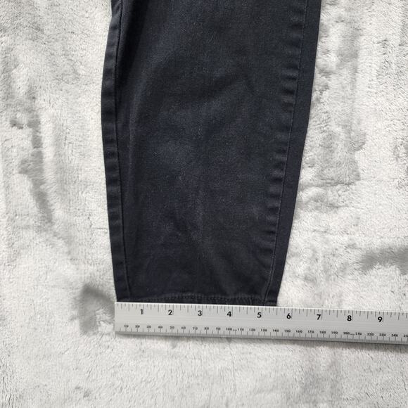 Old Navy Pants Womens 8 Black Skinny Ankle Uniform Pant Stretch Cotton Office - Picture 10 of 11